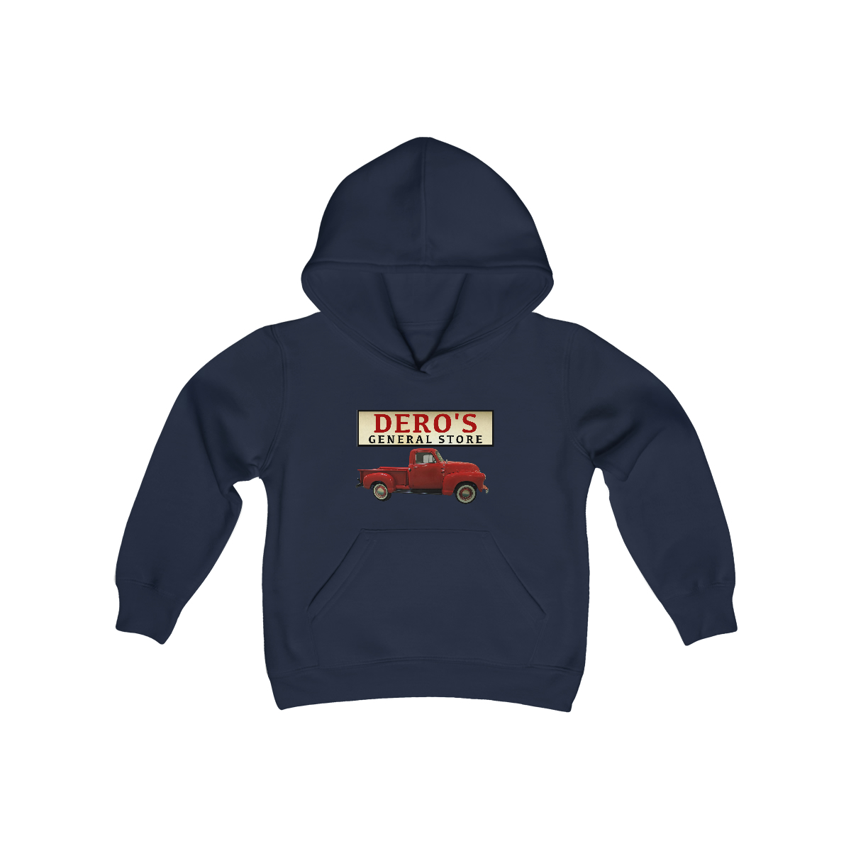 Youth - General Store's Red Truck Hoodie - Image 9