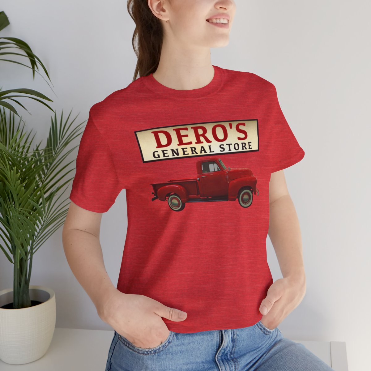 Adult - General Store's Red Truck Tee - Image 256